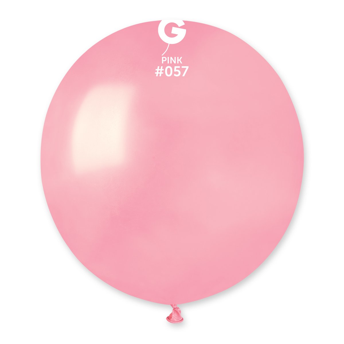 Solid Balloon Pink #057 19 in.