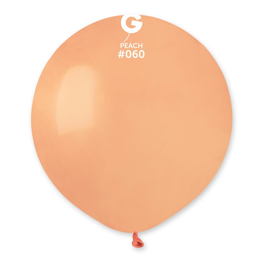 Solid Balloon Peach #060 19 in.