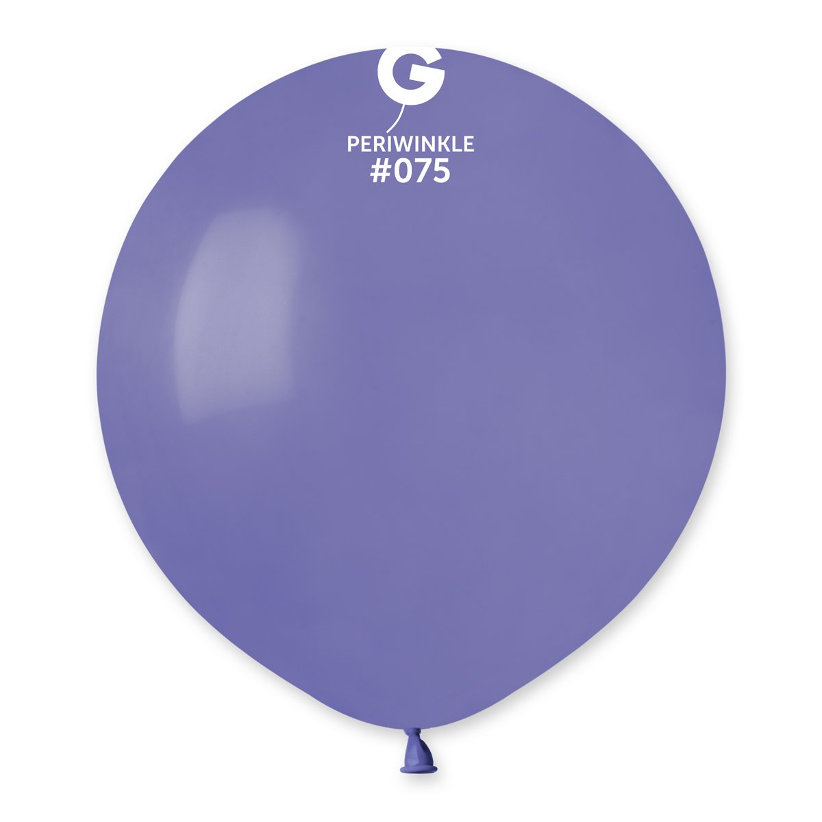 Solid Balloon Periwinkle #075 19 in.