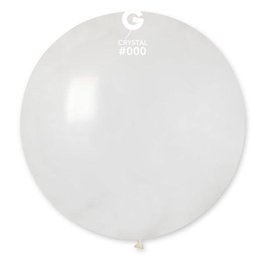 Crystal Balloon Clear #000 - 31 in. (x1)