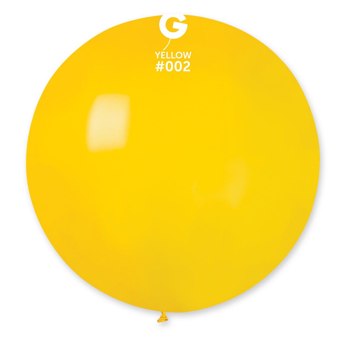 Solid Balloon Yellow #002 - 31 in. (x1) – Mango Balloon