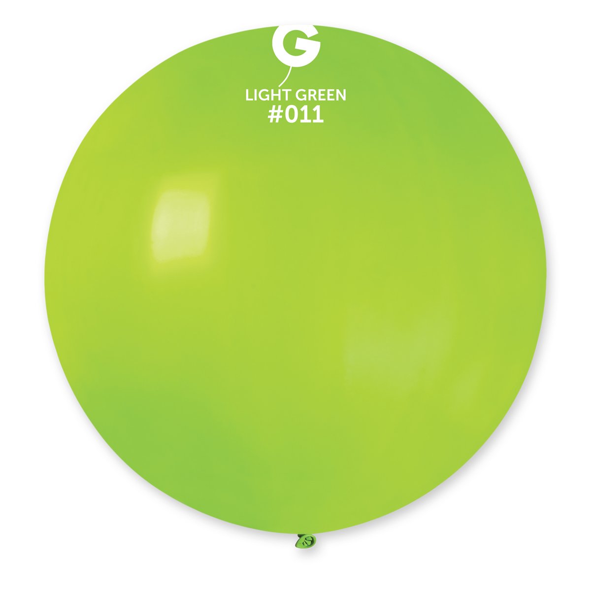Solid Balloon Light Green #011 - 31 in. (x1) – Mango Balloon