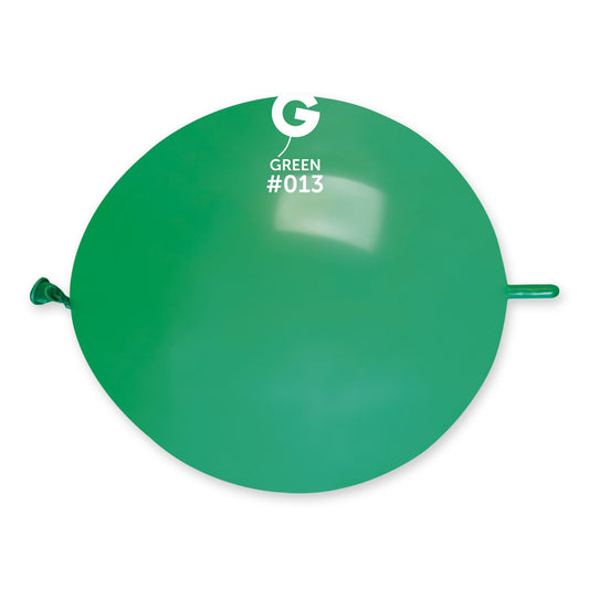 Solid Balloon Green #013 G-Link 13 in.