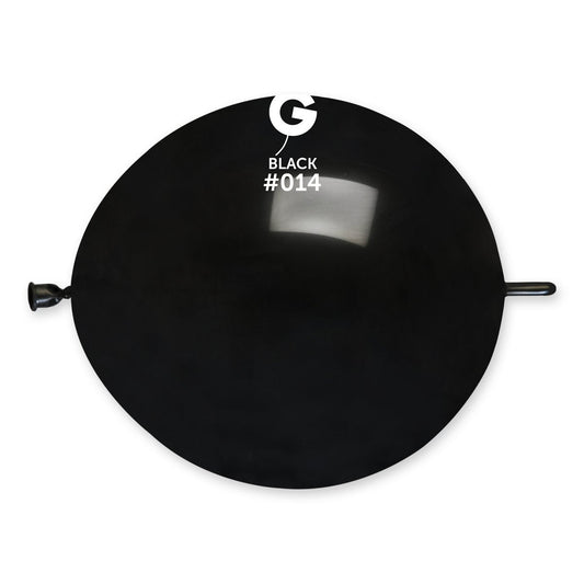 Solid Balloon Black G-Link 13 in.