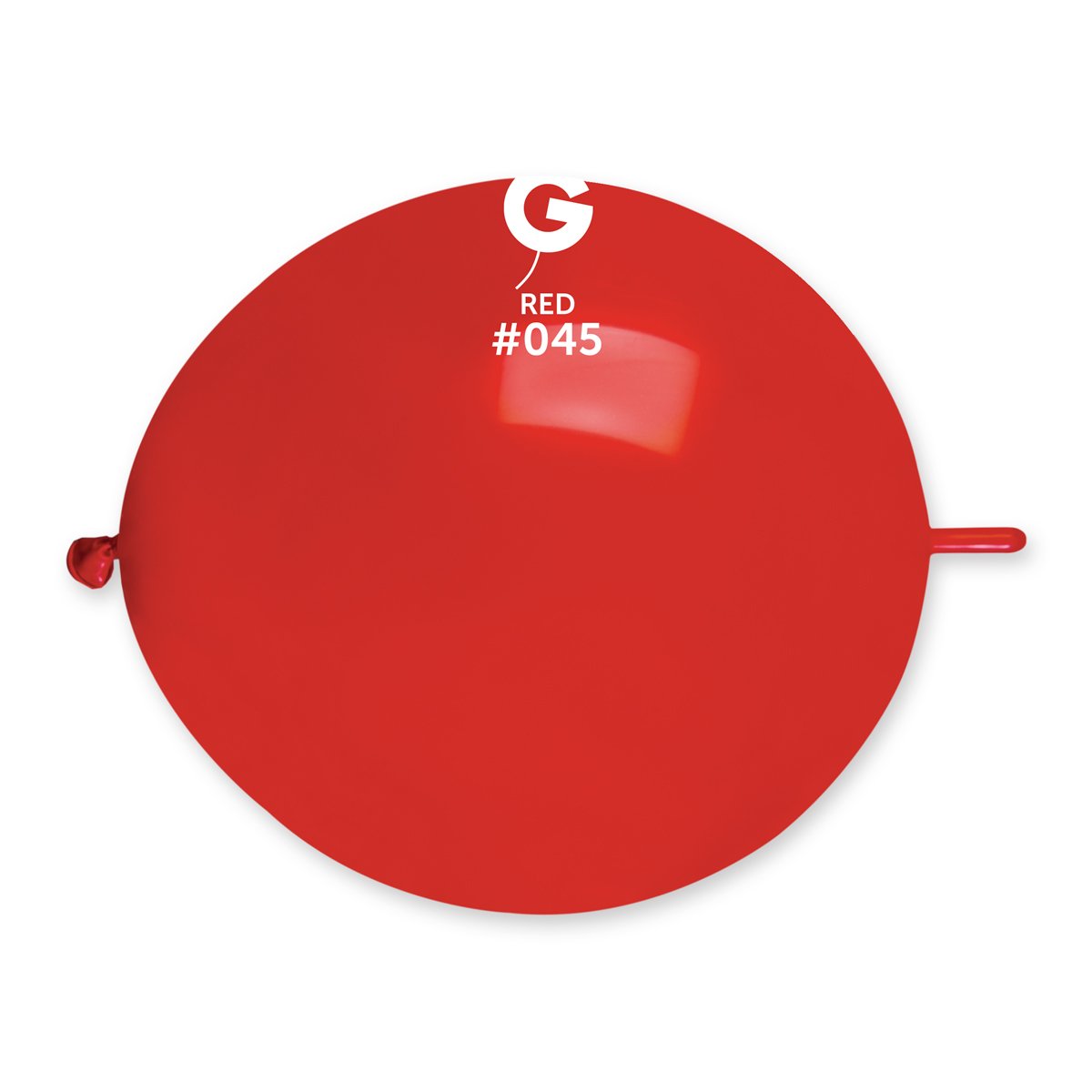 Solid Balloon Red G-Link 13 in.