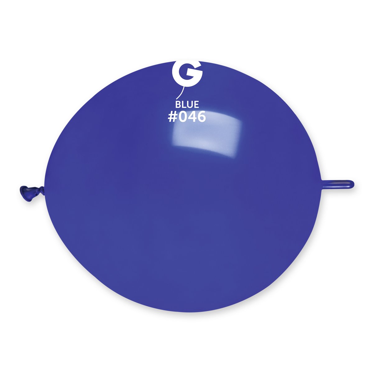 Solid Balloon Blue #046 G-Link 13 in.