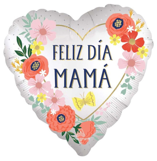 18" Feliz Dia Mama Blooms Pkg