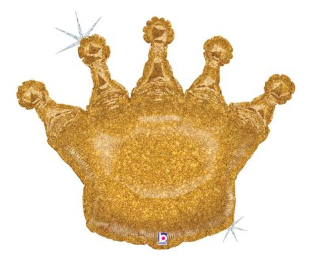 36" Glittering Gold Crown