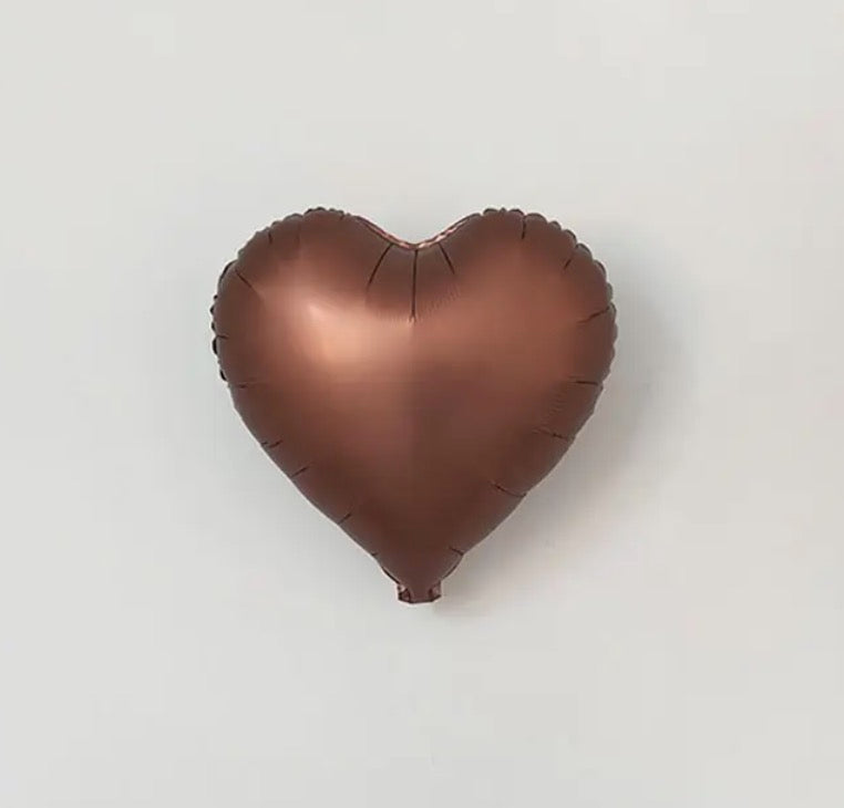 17" - 18" Heart Shaped Foil Balloon  - (Choose Color below)