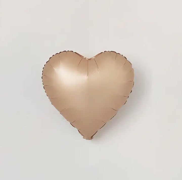 17" - 18" Heart Shaped Foil Balloon  - (Choose Color below)