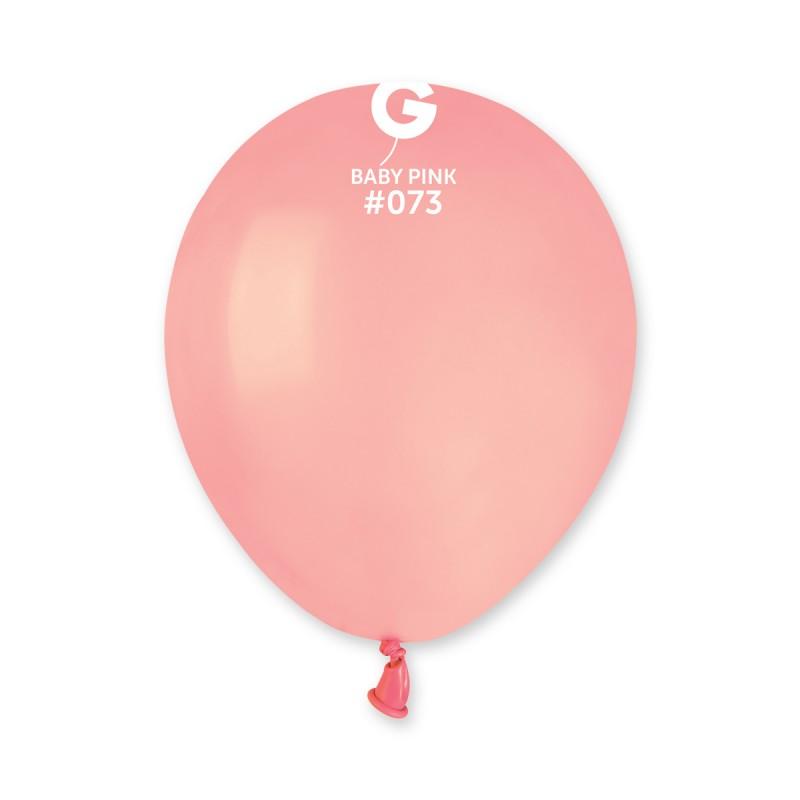 Solid Balloon Baby Pink #073 - 5 in.