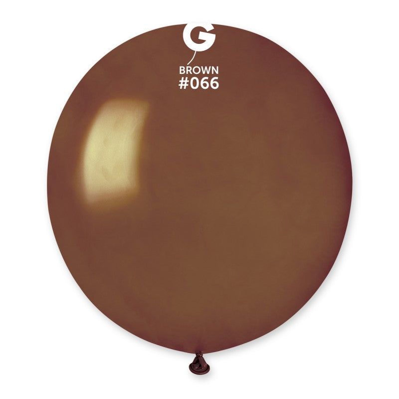 Metallic Balloon Brown #066 - 19 in.