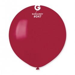 Solid Balloon Burgundy #047 19 in.