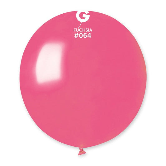 Metallic Balloon Fuchsia #064 - 19 in.