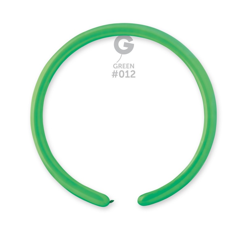 Solid Balloon Green 1 in. #012