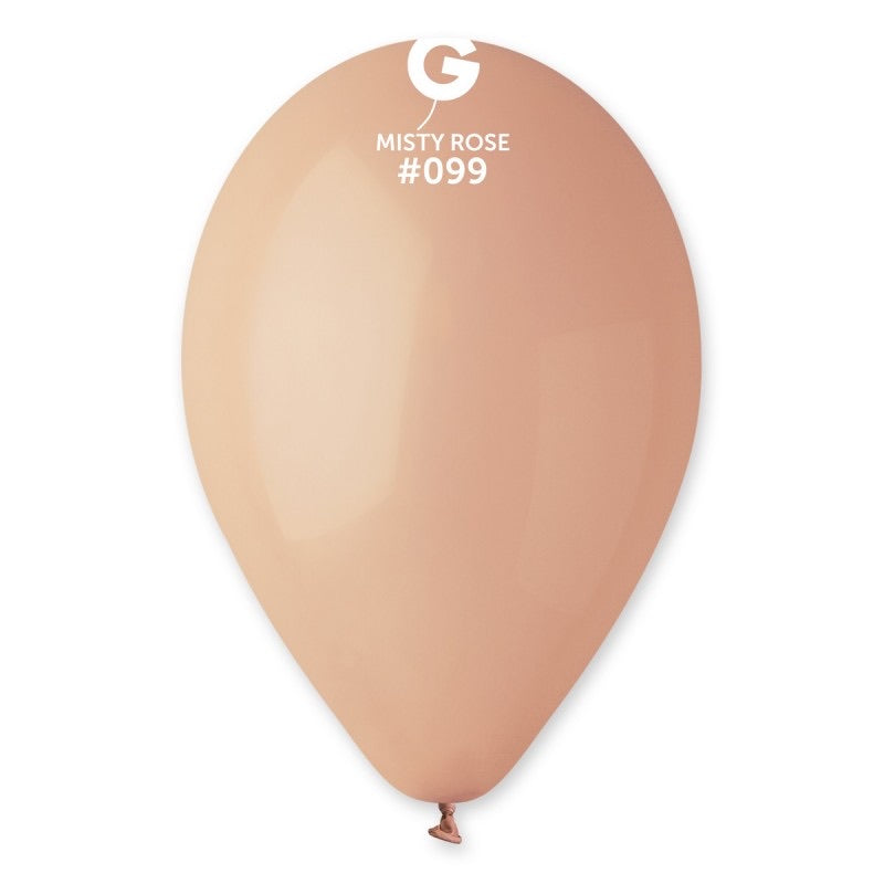 Solid Balloon Dusty Rose #099 - 12 in.