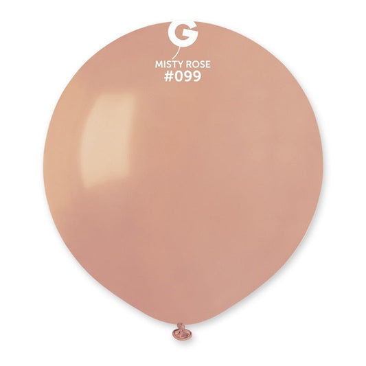 Solid Balloon Dusty Rose #099 - 19 in.