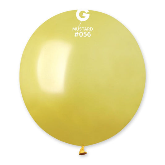 Metallic Balloon Baby Yellow #056 - 19 in.