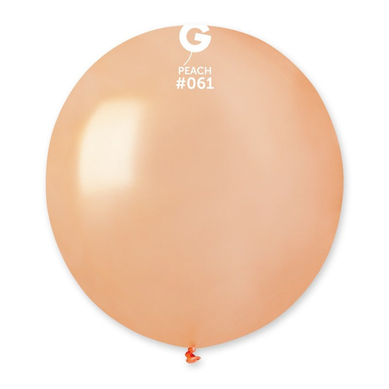 Metallic Balloon Peach #061 - 19 in.