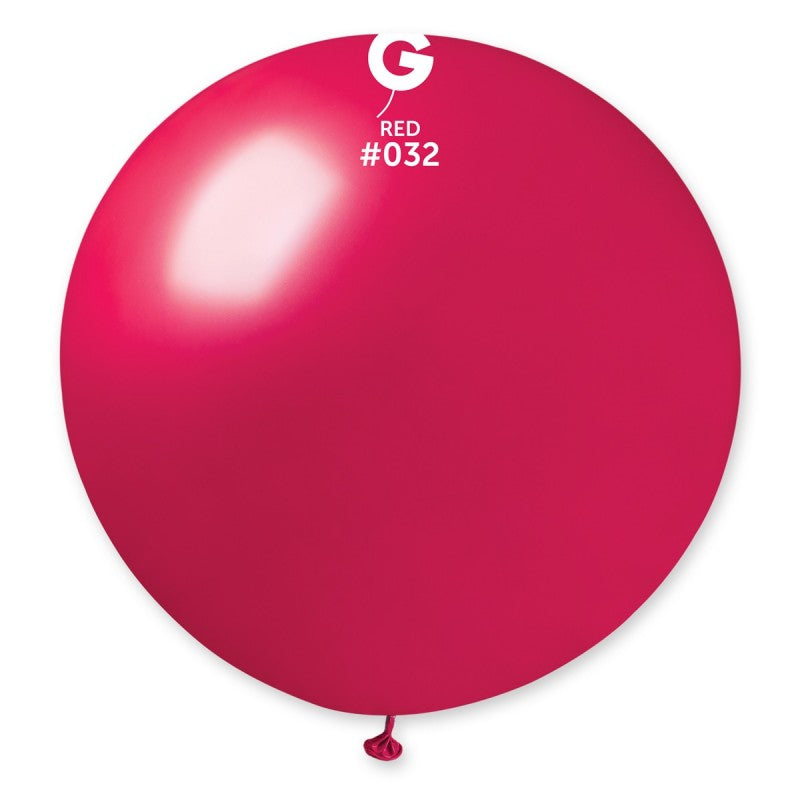 Metallic Balloon Watermelon Red #032 - 31 in. (x1) – Mango Balloon
