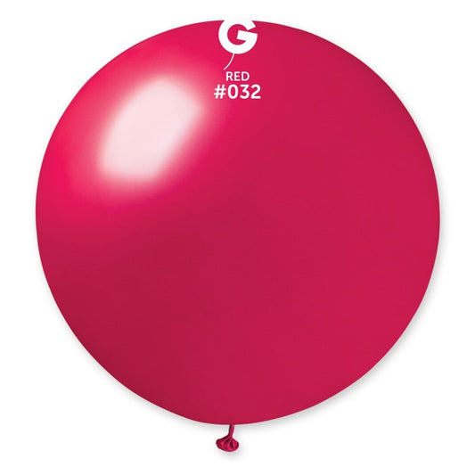 Metallic Balloon Watermelon Red #032 - 31 in. (x1)