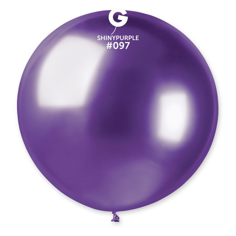 Shiny Purple #097 Balloon 31 in.