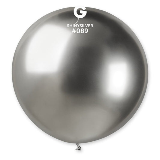 Shiny Silver #089 Balloon 31 in.