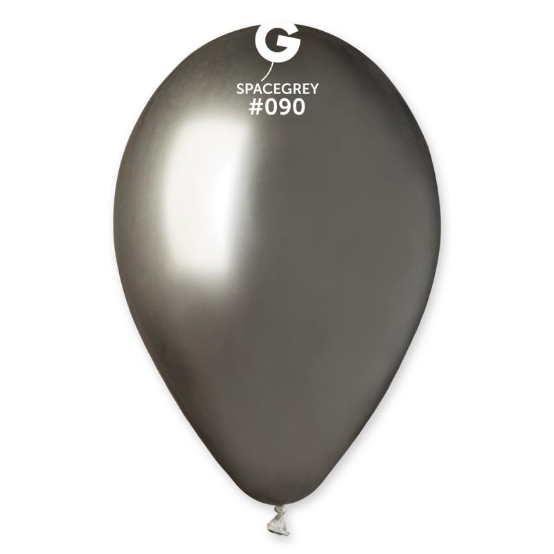 Shiny Space Gray #090 Balloon - 13 in.